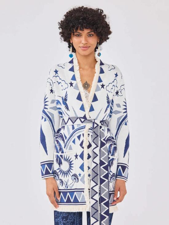  헤일리 멘지스 가디건 매직 레오파드 카디건 - HAYLEY MENZIES