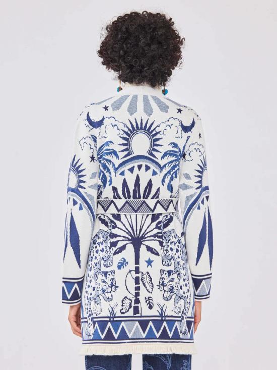  헤일리 멘지스 가디건 매직 레오파드 카디건 - HAYLEY MENZIES