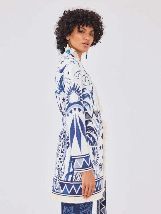  헤일리 멘지스 가디건 매직 레오파드 카디건 - HAYLEY MENZIES