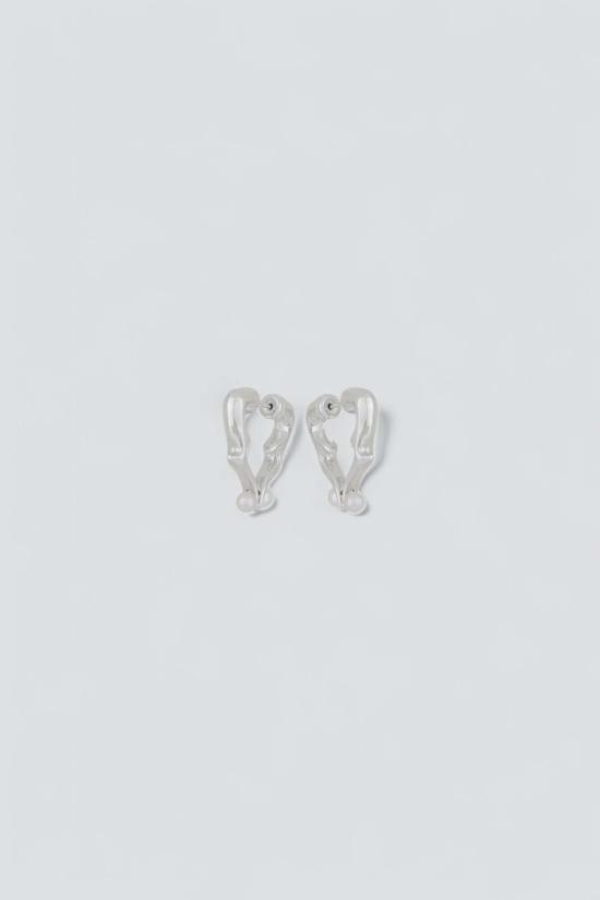  몬도 몬도 이어링 Mondo Mondo 화염 후프 스털링 실버 - MONDO MONDO