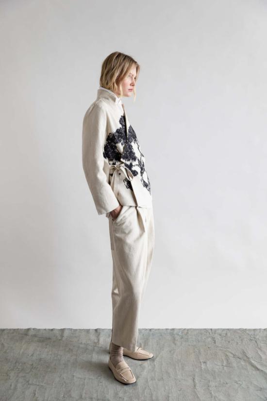  필로소피아 스트레이트 팬츠 프소피아 슬라우치 - PSOPHIA