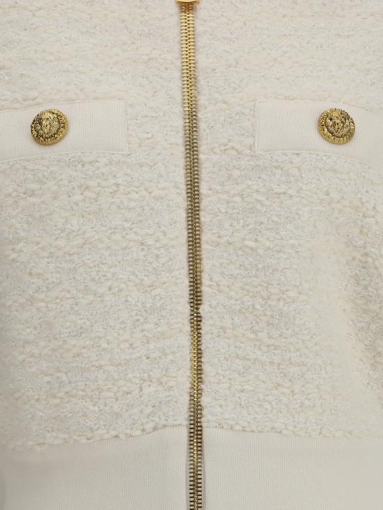 25FW 발망 자켓 FF0TE200KJ16 0KA WHITE - BALMAIN