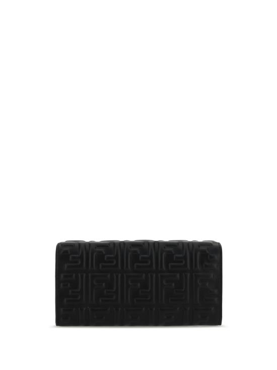 26SS 펜디 바게트 나파 레더 체인 장지갑 8M0365AAJD F0KUR BLACK - FENDI