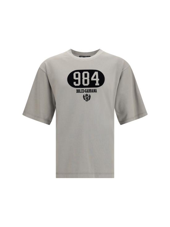 25FW 돌체앤가바나 반팔 티셔츠 G8PB8TG7M3M N0634 BROWN