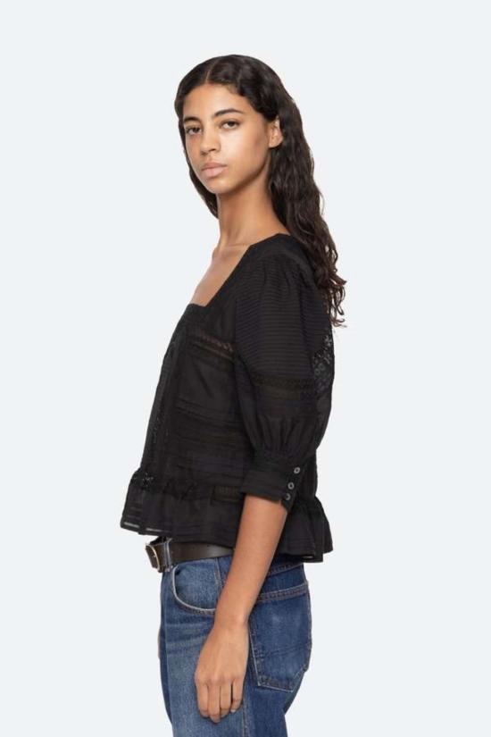  씨뉴욕 블라우스 시 니 프랑카 레이스 탑 - SEA NY