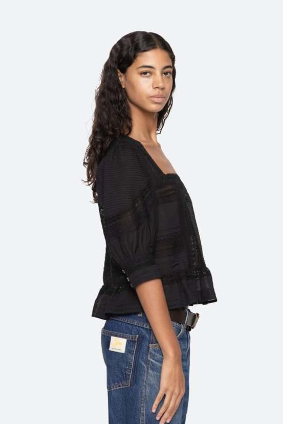  씨뉴욕 블라우스 시 니 프랑카 레이스 탑 - SEA NY