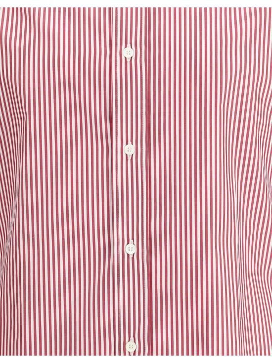 25FW 브루넬로 쿠치넬리 긴팔 셔츠 MY6491716 C008 RED - BRUNELLO CUCINELLI