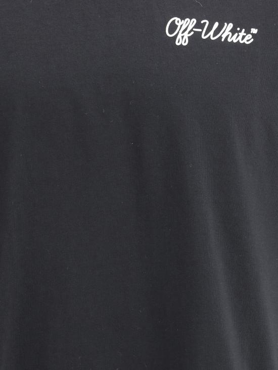 25FW 오프화이트 반팔 티셔츠 OMAA120C99JER00D 1001 BLACK - OFF WHITE