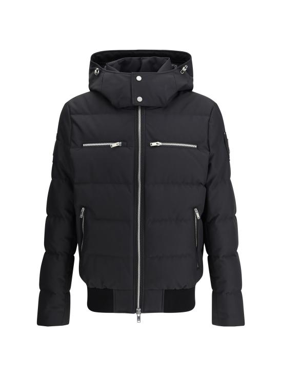 25FW 무스너클 클라우드 패딩 봄버 자켓  M35MB005N 292 BLACK