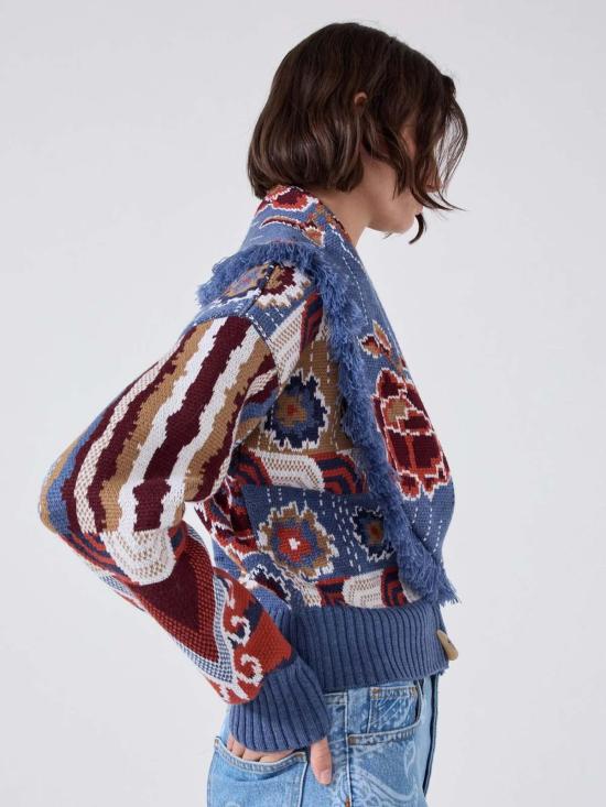  Hayley Menzies 봄버 자켓 헤일리 멘지스 티베트 호랑이 폭격기 - OTHER BRANDS