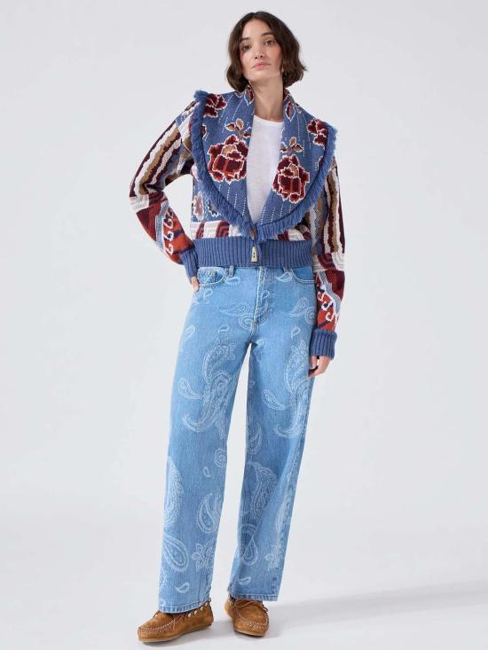  Hayley Menzies 봄버 자켓 헤일리 멘지스 티베트 호랑이 폭격기 - OTHER BRANDS