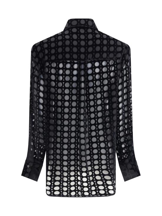 25FW 살바토레 페라가모 셔츠 782997 001 BLACK - SALVATORE FERRAGAMO