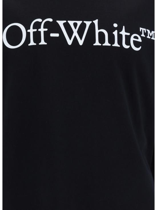 25FW 오프화이트 반팔 티셔츠 OMAA120C99JER008 1001 BLACK - OFF WHITE