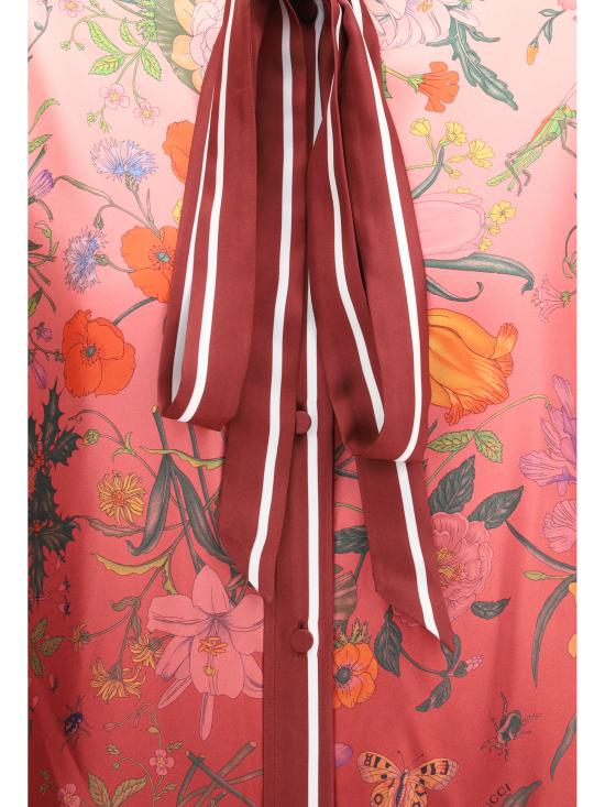 25FW 구찌 그라데이드 플로럴 롱 슬리브 셔츠 835617ZATG8 5057 PINK - GUCCI