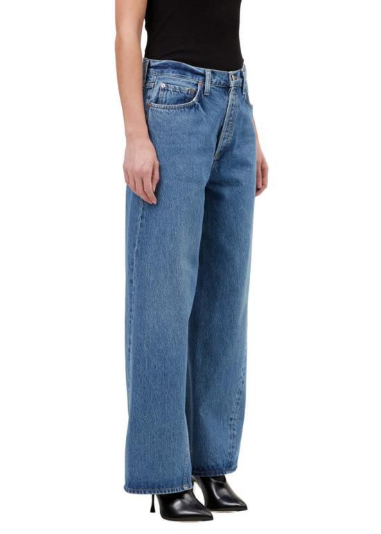  에이골디 데님 팬츠 아골드 트위스트 로우 슬렁 배기 진 - AGOLDE