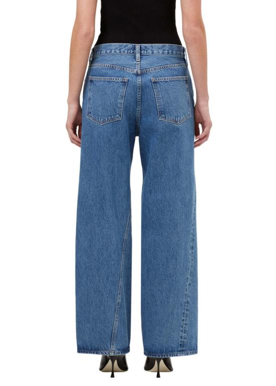  에이골디 데님 팬츠 아골드 트위스트 로우 슬렁 배기 진 - AGOLDE