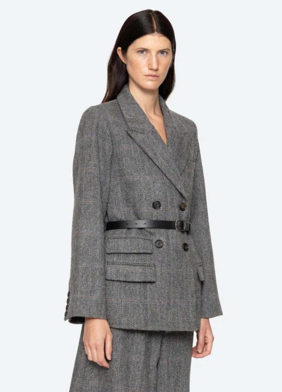  씨뉴욕 수트 자켓 시 니 엘레니 벨티드 블레이저 - SEA NY