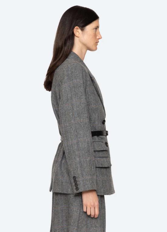  씨뉴욕 수트 자켓 시 니 엘레니 벨티드 블레이저 - SEA NY