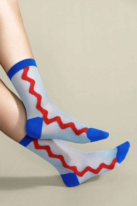  한셀 프롬 바젤 양말 한젤 프롬 바젤 지그재그 쉬어 크루