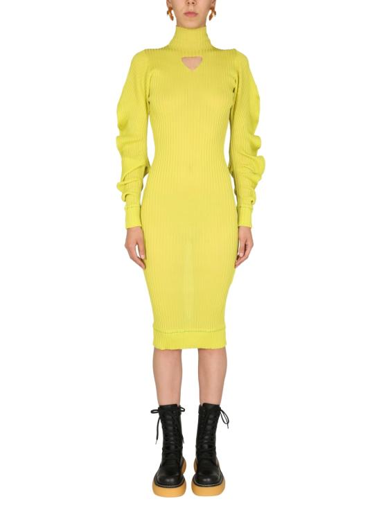 26SS 보테가베네타 미디 원피스 664686 V0ZF07275 GREEN