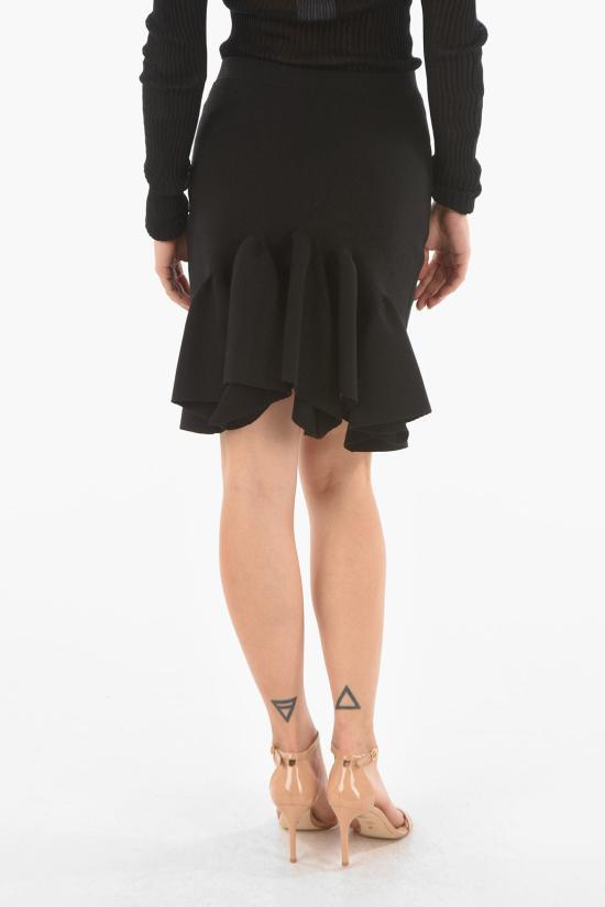 26SS 보테가베네타 미디 스커트 666516 V12V01000 BLACK - BOTTEGA VENETA