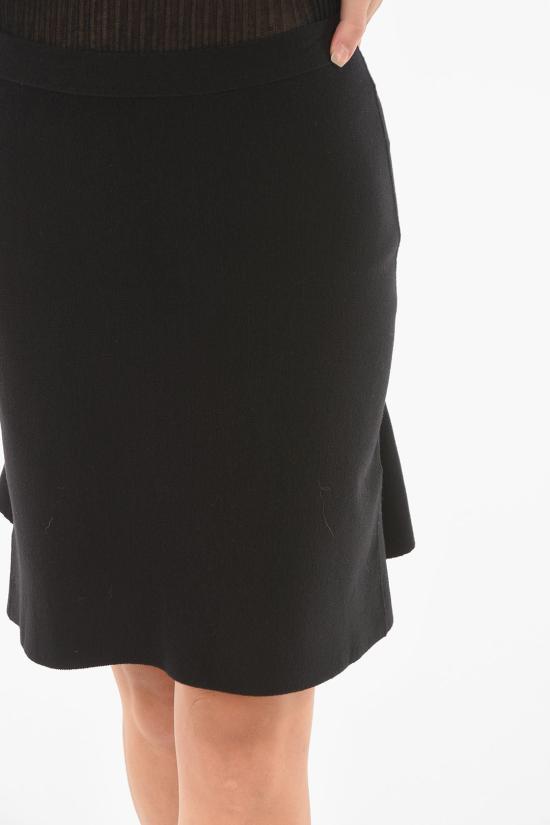 26SS 보테가베네타 미디 스커트 666516 V12V01000 BLACK - BOTTEGA VENETA