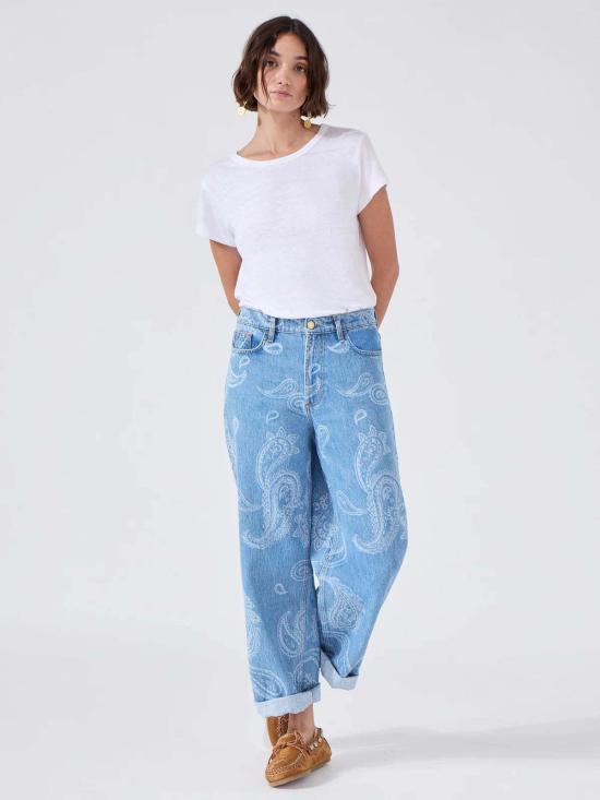  헤일리 멘지스 데님 팬츠 지미 보이프렌드 진 - HAYLEY MENZIES