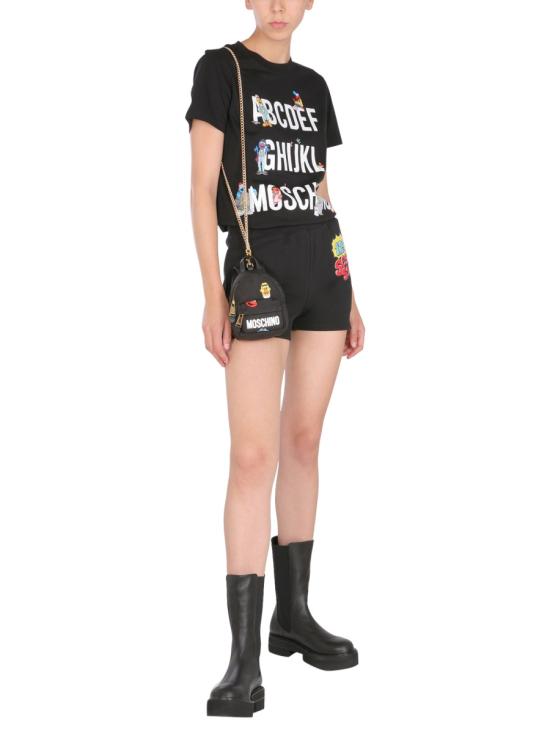  모스키노 숏팬츠 03786027 1555 BLACK - MOSCHINO