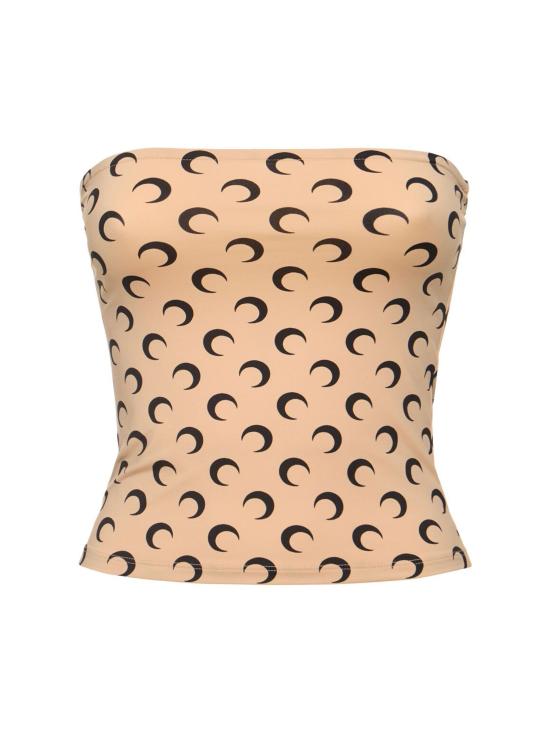 25FW 마린세르 민소매 티셔츠 WTS011ACJER0001 TA10 TAN - MARINE SERRE