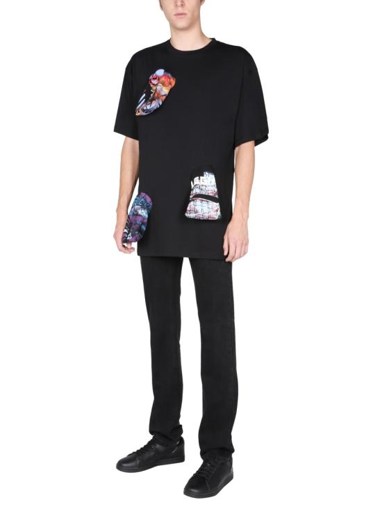  라프 시몬스 반팔 티셔츠 212 M130 190010099 BLACK - RAF SIMONS