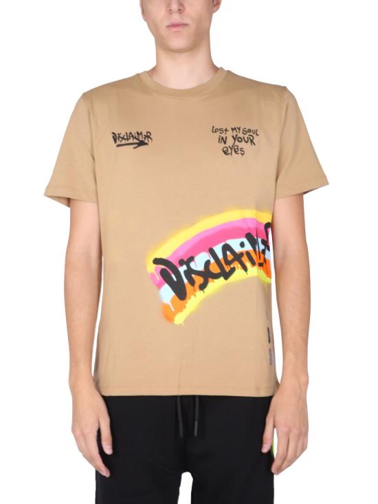  디스클레이머 반팔 티셔츠 21IDS50845 BROWN