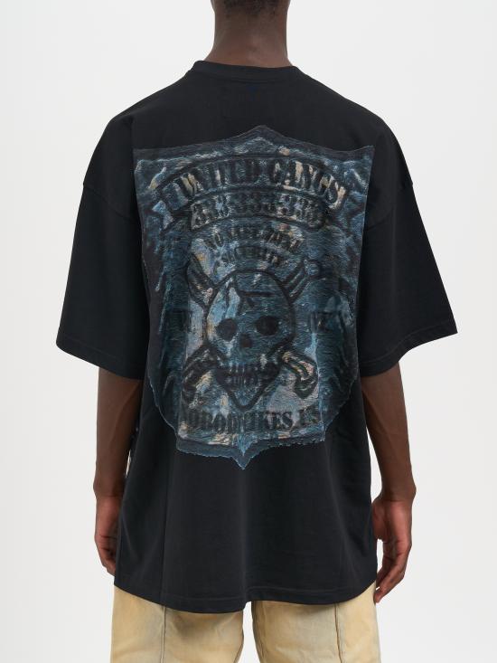 25FW 피디에프 반팔 티셔츠 MDFM54029TJ110BKGA Black - PDF