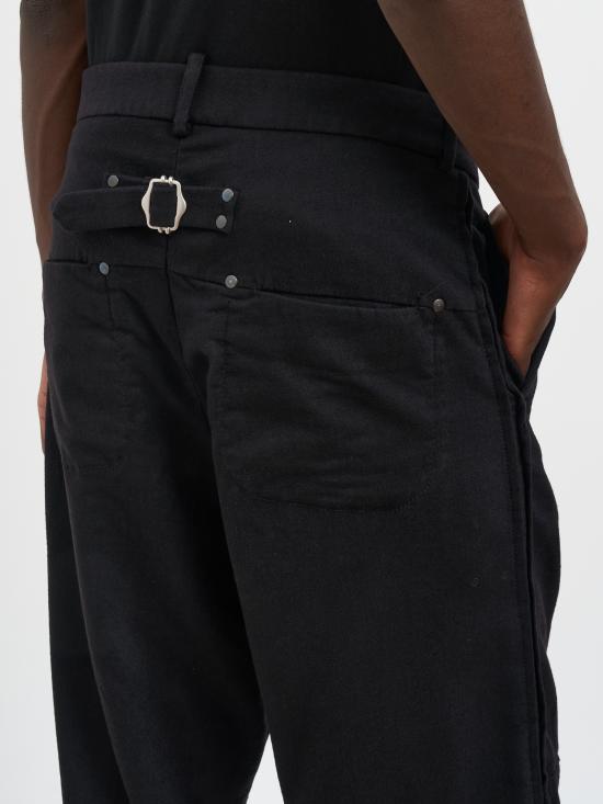 25FW 마스나다 스트레이트 팬츠 MM3561BLACK Black - MASNADA