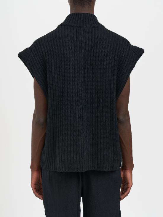 25FW 데보아 베스트 MKTSNCNVBLACK Black - DEVOA