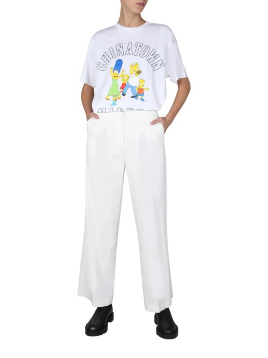  차이나타운 마켓 X 심슨 반팔 티셔츠 CTM1990346 WHITE - CHINATOWN MARKET X THE SIMPSONS