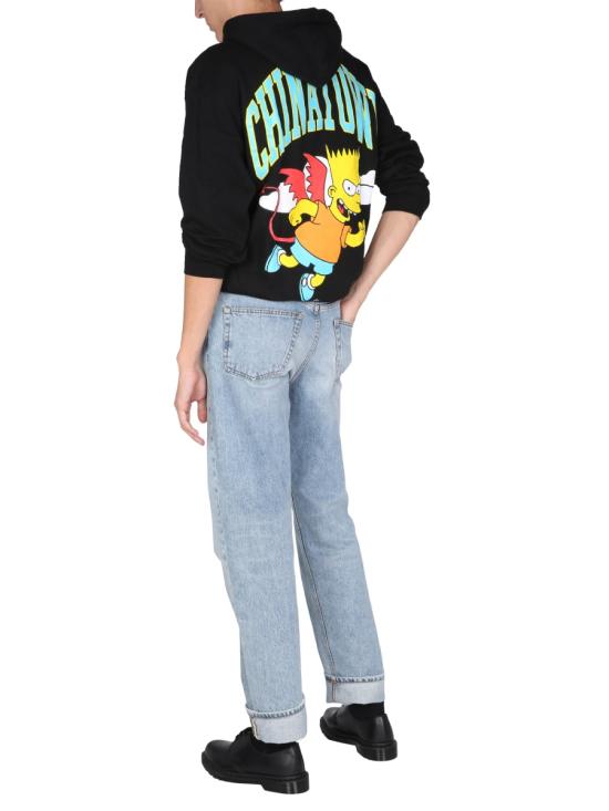  차이나타운 마켓 X 심슨 긴팔 티셔츠 CTM1970066 BLACK - CHINATOWN MARKET X THE SIMPSONS