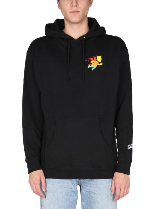  차이나타운 마켓 X 심슨 긴팔 티셔츠 CTM1970066 BLACK - CHINATOWN MARKET X THE SIMPSONS