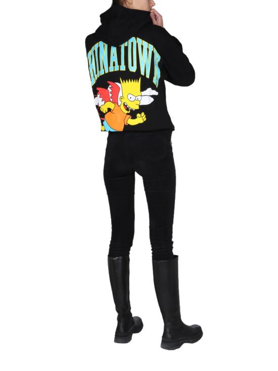  차이나타운 마켓 X 심슨 긴팔 티셔츠 CTM1970066 BLACK - CHINATOWN MARKET X THE SIMPSONS