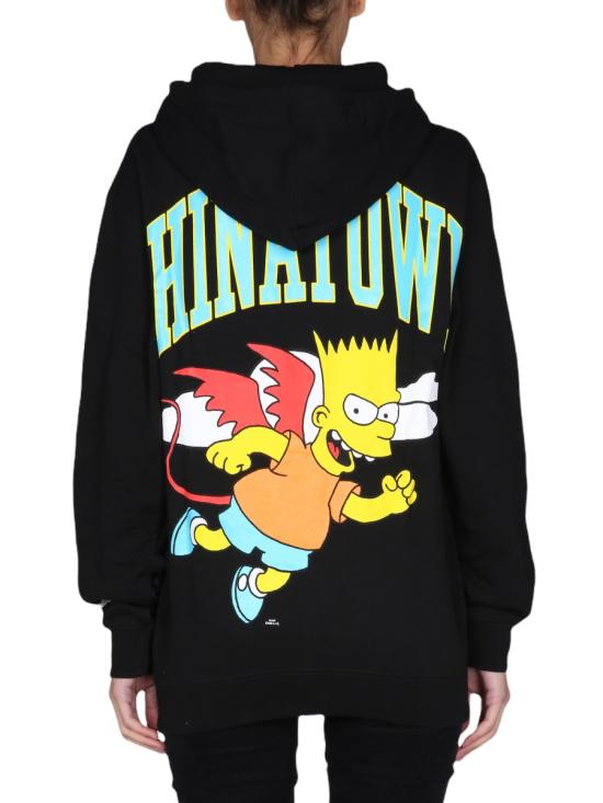  차이나타운 마켓 X 심슨 긴팔 티셔츠 CTM1970066 BLACK - CHINATOWN MARKET X THE SIMPSONS