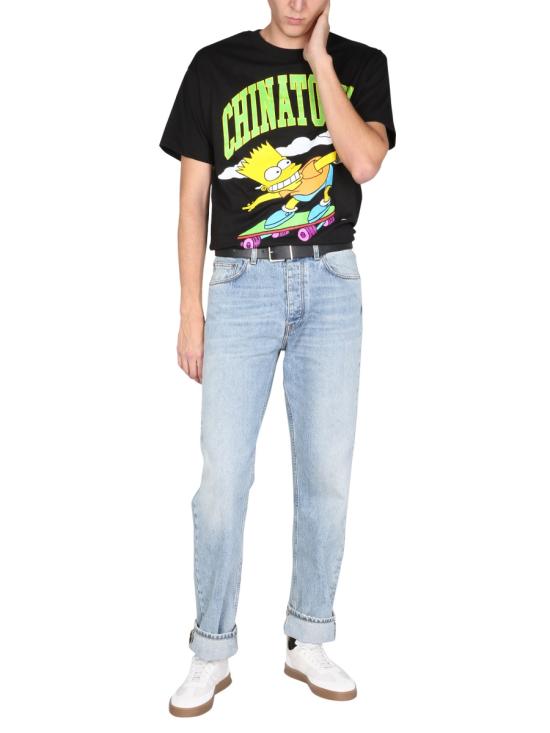  차이나타운 마켓 X 심슨 반팔 티셔츠 CTM1990345 BLACK - CHINATOWN MARKET X THE SIMPSONS