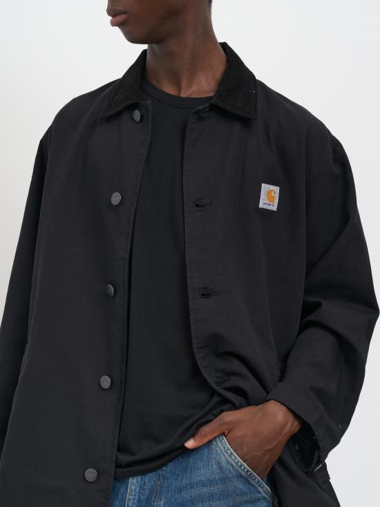 25FW 칼하트 WIP 트렌치 코트 MI03561800E02 Black - CARHARTT WIP