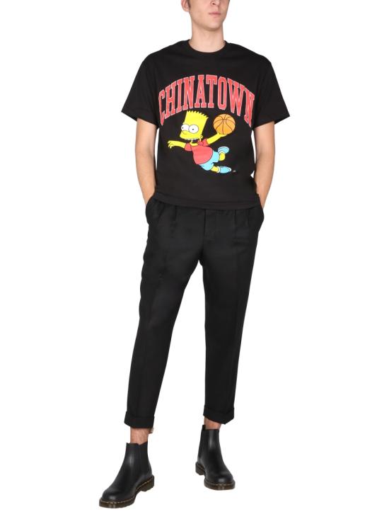  차이나타운 마켓 X 심슨 반팔 티셔츠 CTM1990348 BLACK - CHINATOWN MARKET X THE SIMPSONS