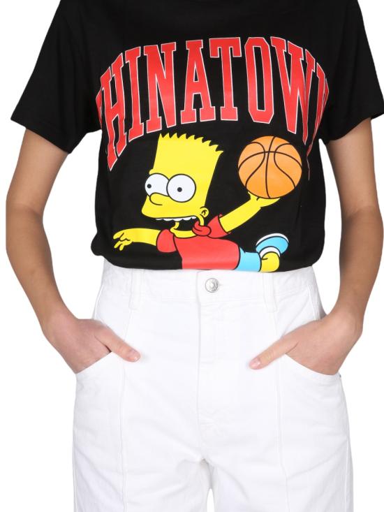  차이나타운 마켓 X 심슨 반팔 티셔츠 CTM1990348 BLACK - CHINATOWN MARKET X THE SIMPSONS