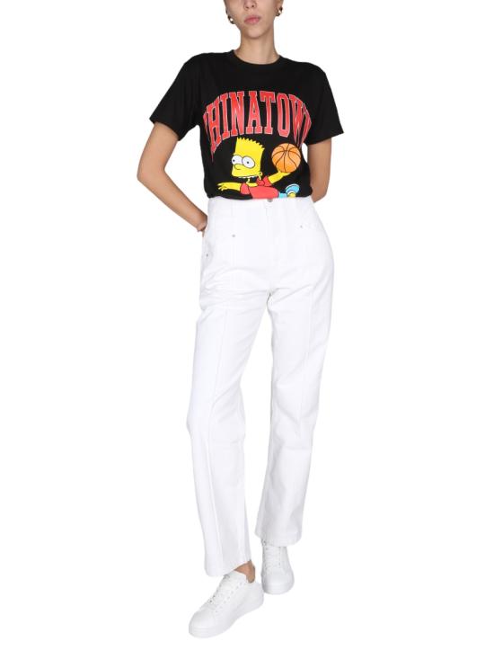  차이나타운 마켓 X 심슨 반팔 티셔츠 CTM1990348 BLACK - CHINATOWN MARKET X THE SIMPSONS