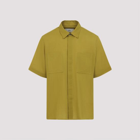 25SS 아미 긴팔 셔츠 HSH252 CO0098 374 LICHEN