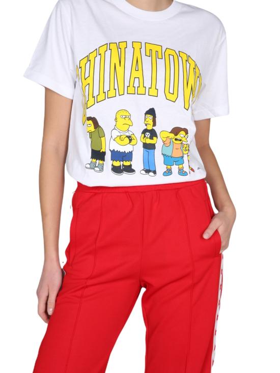  차이나타운 마켓 X 심슨 반팔 티셔츠 CTM1990350 WHITE - CHINATOWN MARKET X THE SIMPSONS