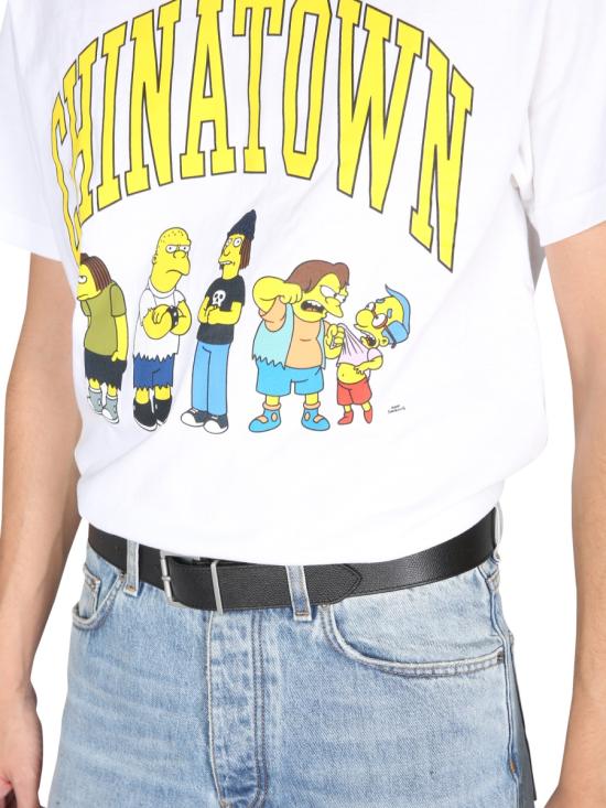  차이나타운 마켓 X 심슨 반팔 티셔츠 CTM1990350 WHITE - CHINATOWN MARKET X THE SIMPSONS