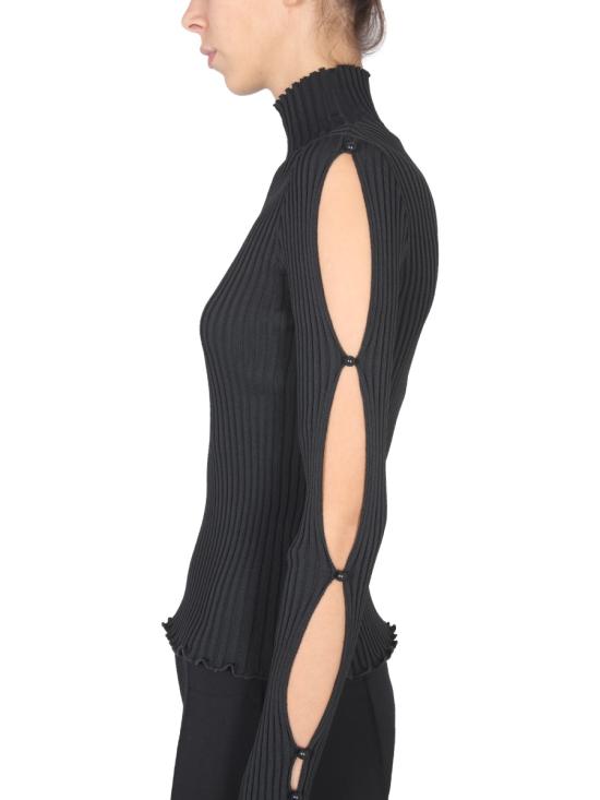 25FW 보테가베네타 터틀넥 670663 V1DO03350 GREEN - BOTTEGA VENETA