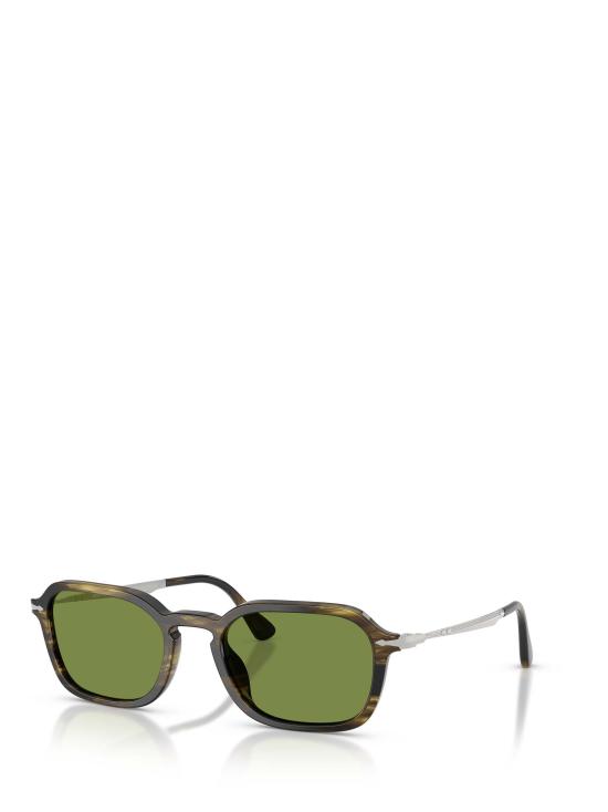 26FW 페르솔 선글라스 PO3381S 12374E STRIPED BLACK OLIVE GREEN - PERSOL