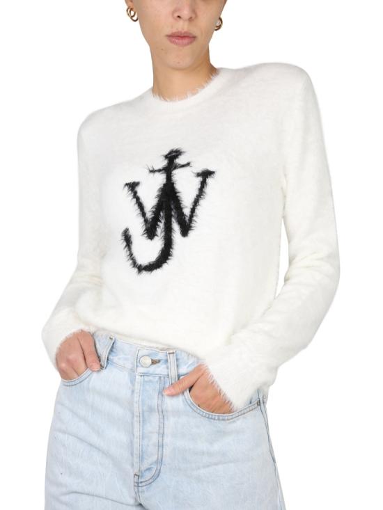  JW앤더슨 스웨터 KW0475 YN0149001 WHITE - JW ANDERSON
